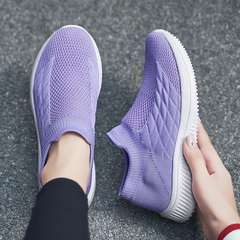 Comelyy Platform Breathable Comfy Soft Mesh Casual Shoes
