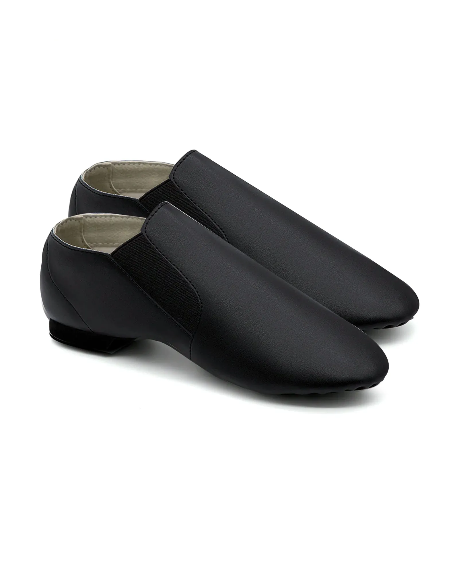 Elastaboot Slip-On PU Leather Jazz Shoes for Kids, Girls and Boys