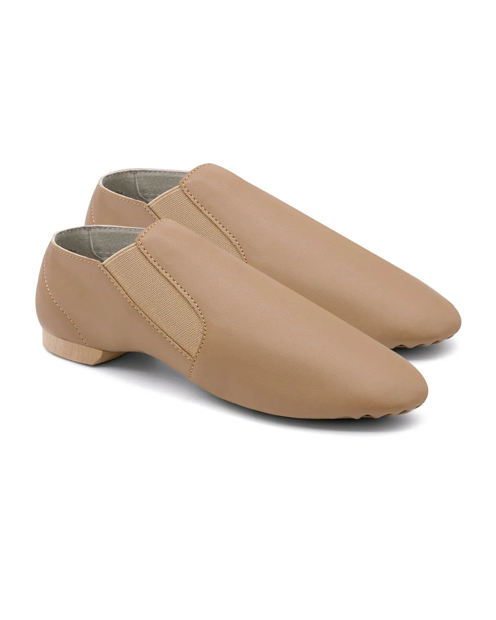 Elastaboot Slip-On PU Leather Jazz Shoes for Kids, Girls and Boys