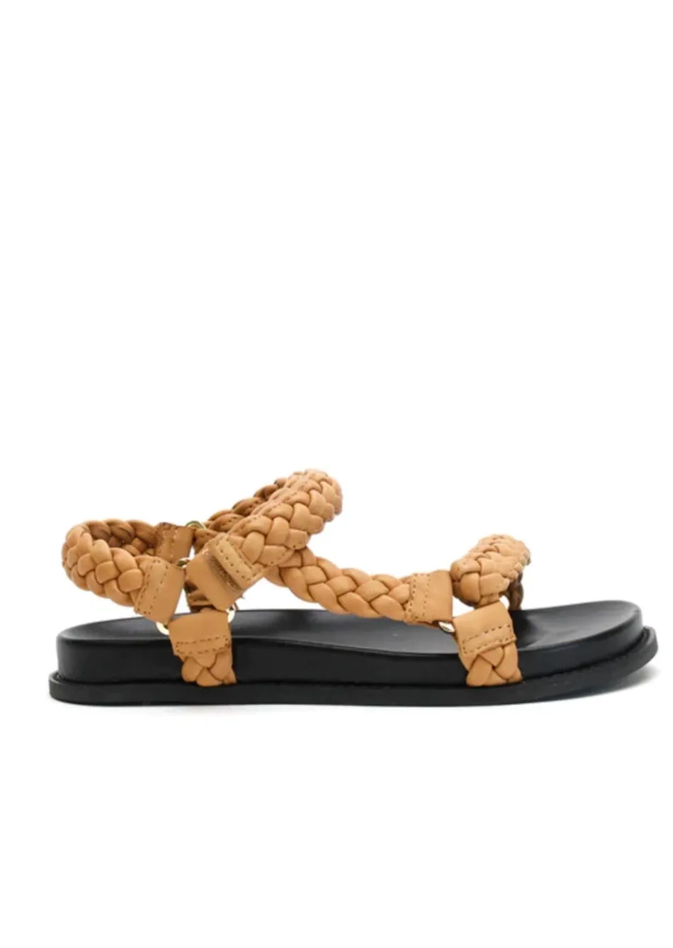 Elke Braided Sandal Tan